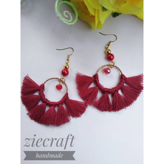 ANTING SEPASANG ETNIC CANTIK HANDMADE