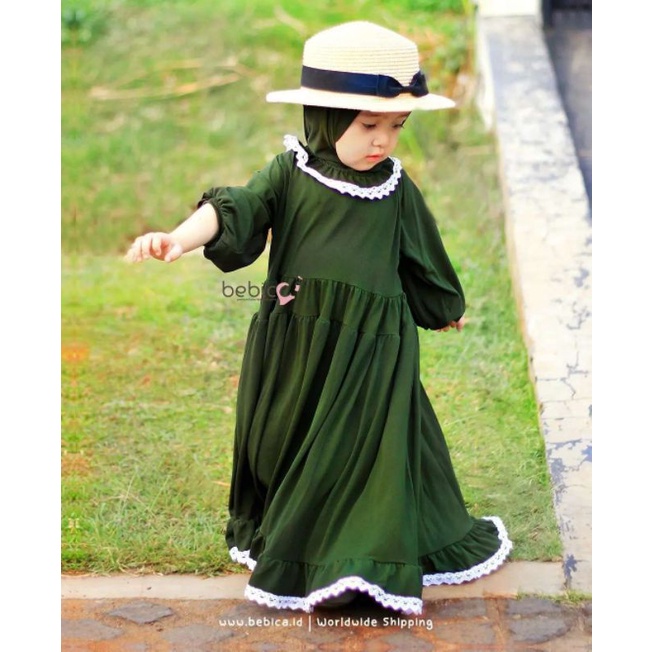 gamis belacya ori Bebica hijab