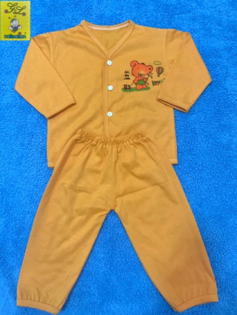 PIYAMA PANJANG BAYI NEWBORN WARNA 0-3 BULAN