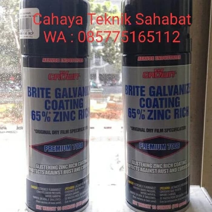 Crown Brite Galvanize Coating Zinc Rich