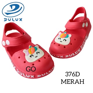 sogo DULUX 376ED UNC Sandal Sepatu Anak Perempuan Tali Belakang Model Lucu Sandal Slop Anak Perempuan Model Karakter Unicron