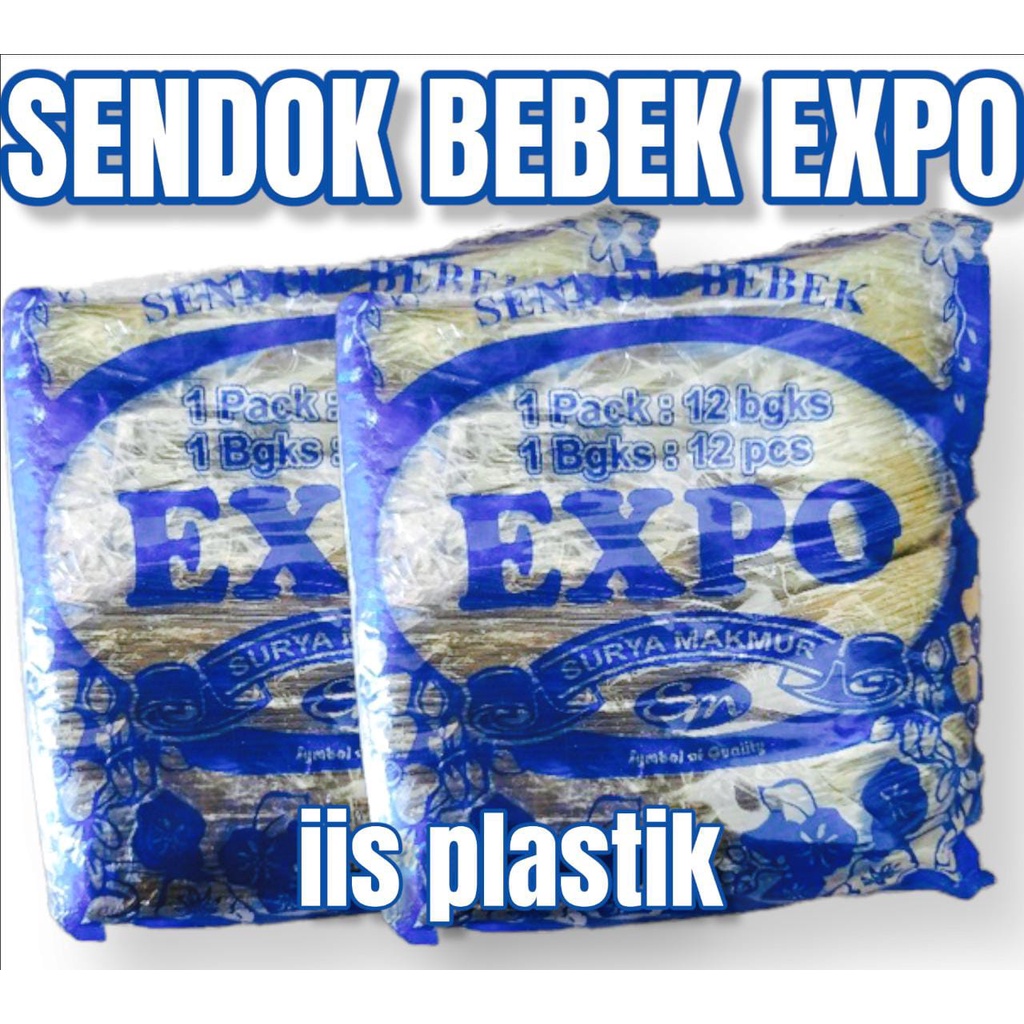 sendok bebek expo plastik sendok makan 144 pcs