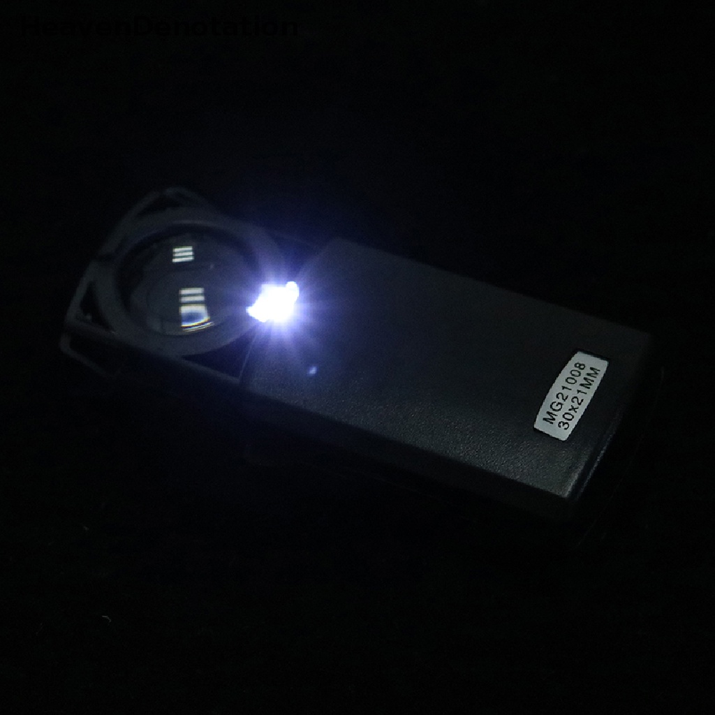 Kaca Pembesar Lipat Mini Dengan Lampu Led Untuk Perbaikan Jam Tangan