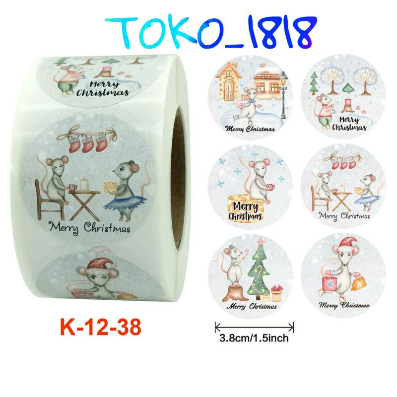 

STIKER NATAL / STIKER MERRY CHRISTMAS / STIKER ROLL NATAL