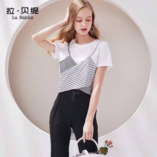 Atasan Wanita HJ impor Baju Kaos Bkk