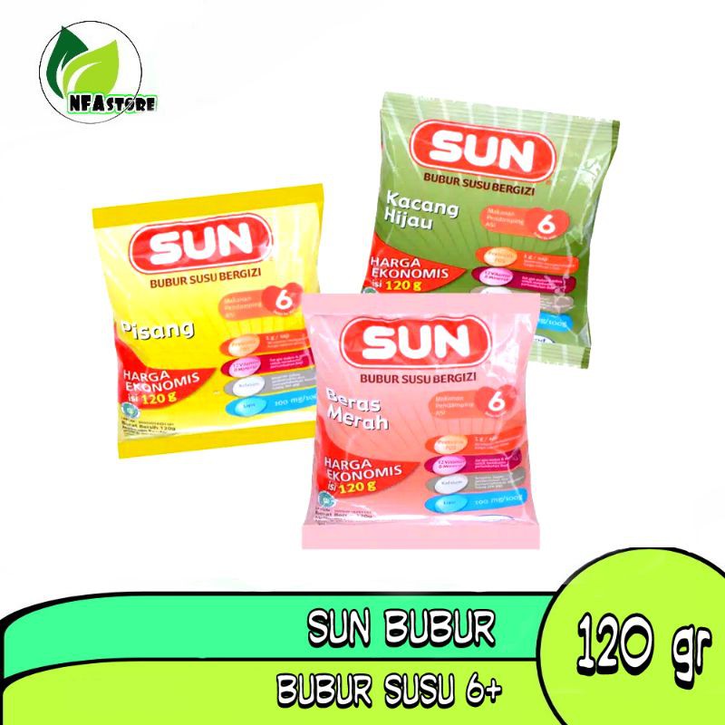 SUN BUBUR SUSU EKONOMIS 120 g 6+ || NFAstore