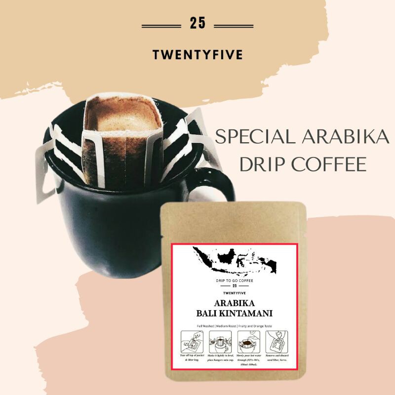 

KOPI DRIP TO GO "ARABIKA BALI KINTAMANI" (Kemasan BARU 12 gram)