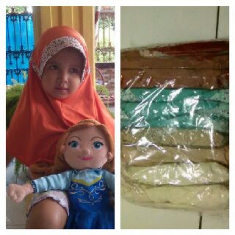 Serut kombinasi anak Original Elnifa Scarf