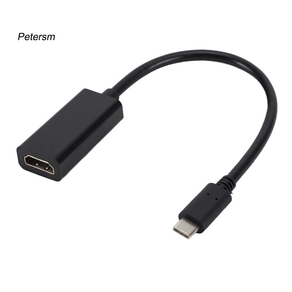 Kabel Adapter Hd 4k 60hz Usb 3.1 Tipe C Ke Hdmi Untuk Tv Monitor Proyektor