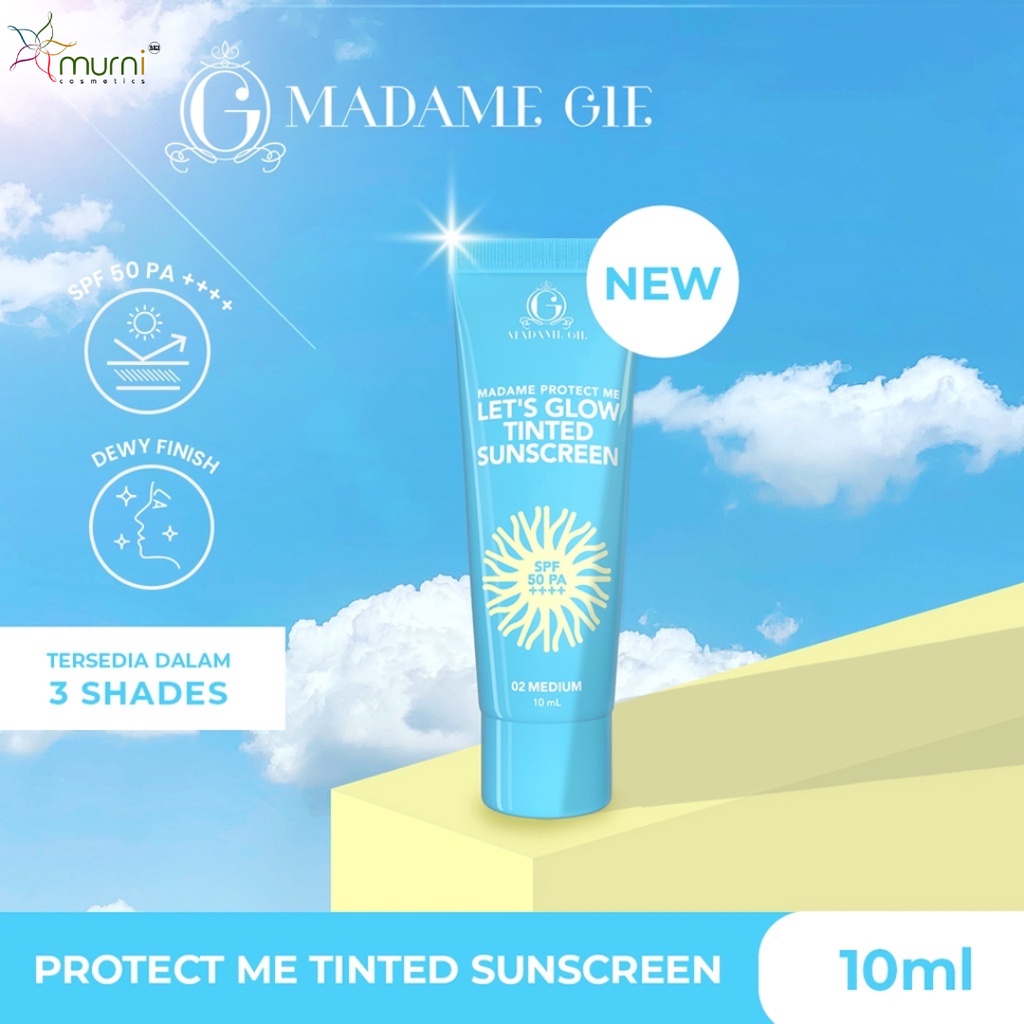 [[MINI ]] MADAME GIE PROTECT ME LETS GLOW TINTED SUNSCREEN SPF50 10ML