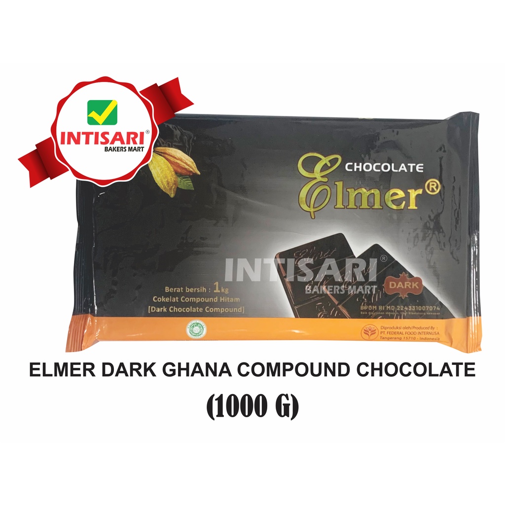 

ELMER DARK GHANA COMPOUND CHOCOLATE 1000 G