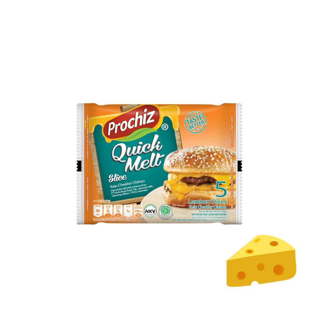 PROCHIZ Keju Quick Melt Slice 5’s