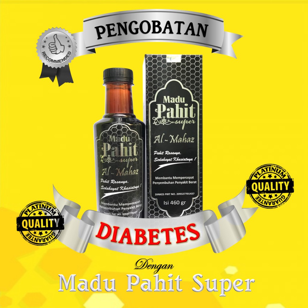 Almahaz Madu Hitam Pahit Madu Herbal Obat Diabetes Stroke Jantung Darah Tinggi Asam Urat