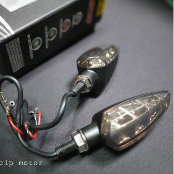 LAMPU SEN SEIN MINI VIXION VARIO CB MEGAPRO BYSON VERZA ALUMANIUM BESI TURN SIGNAL UNIVERSAL MOTOR