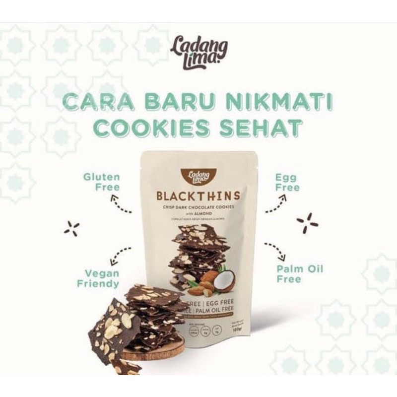 

Blackthins Crisp Dark Chocolate Cookies With Almond 100gr