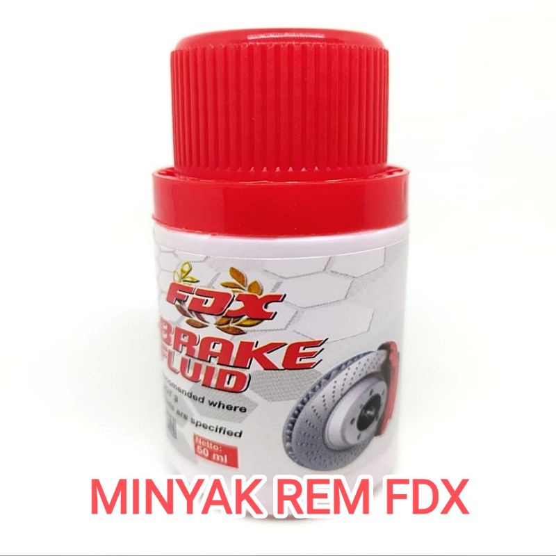 MINYAK REM FDX 50 ML BRAKE FLUID DOT 3