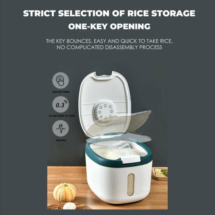 Wadahku Dispenser Beras/Container Beras/Box Beras/Dispenser Beras 5 Kg