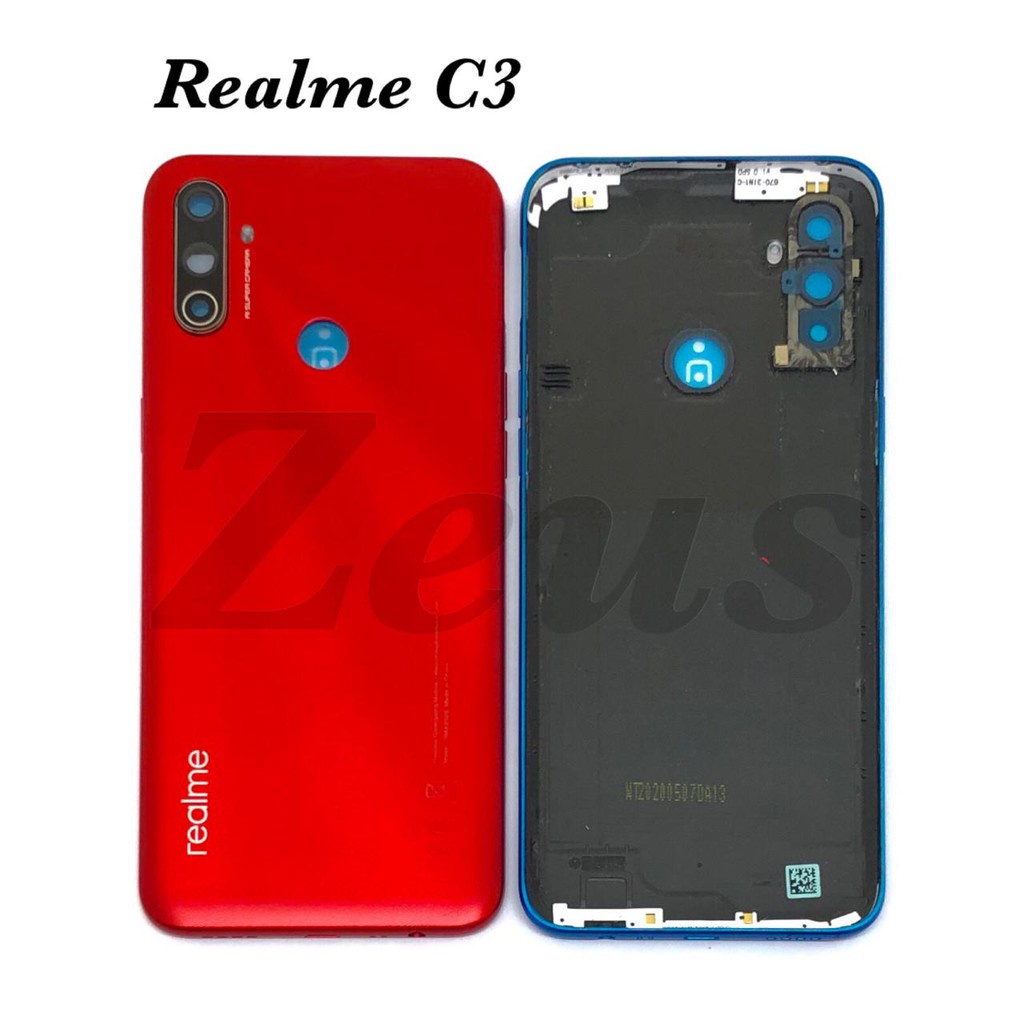 BACKDOOR - BACK CASING FOR REALME C3 - TUTUPAN BATERAI - HOUSING