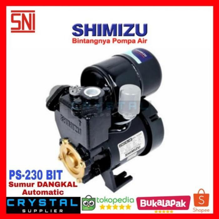 POMPA AIR SHIMIZU PS-230 BIT PS230BIT Dangkal Otomatis PS230 - 200 Watt