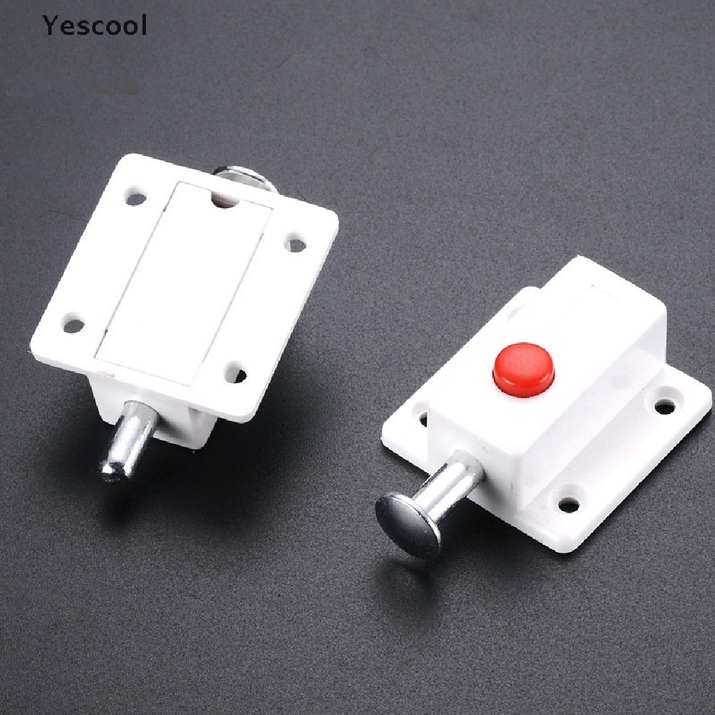 Yescool 2pcs Door Bolt Latch Lock For Door Window Cabinet Box Cupboard Slide Locker Home .