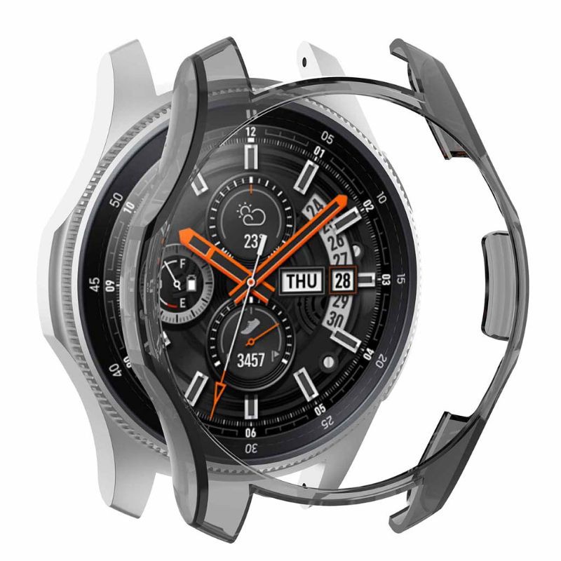 Free Ongkir ya Transparent Smart Watch Protector Case Cover Shell For Samsung Galaxy Watch 46mm for