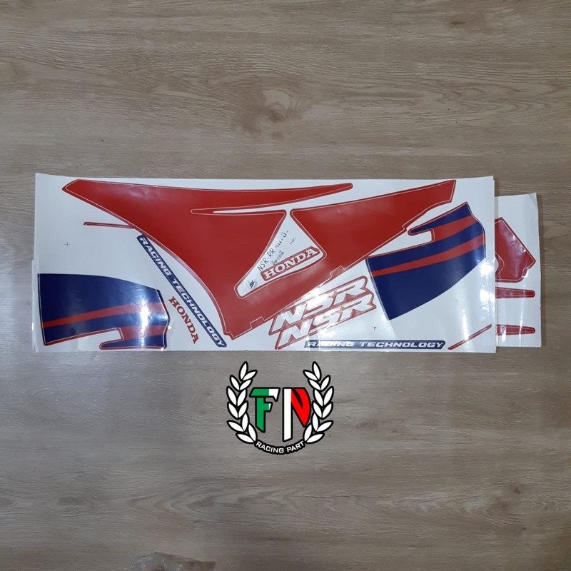 NSR RR ASTRA || Striping / Stiker Honda NSR Tahun 1993 Warna Merah