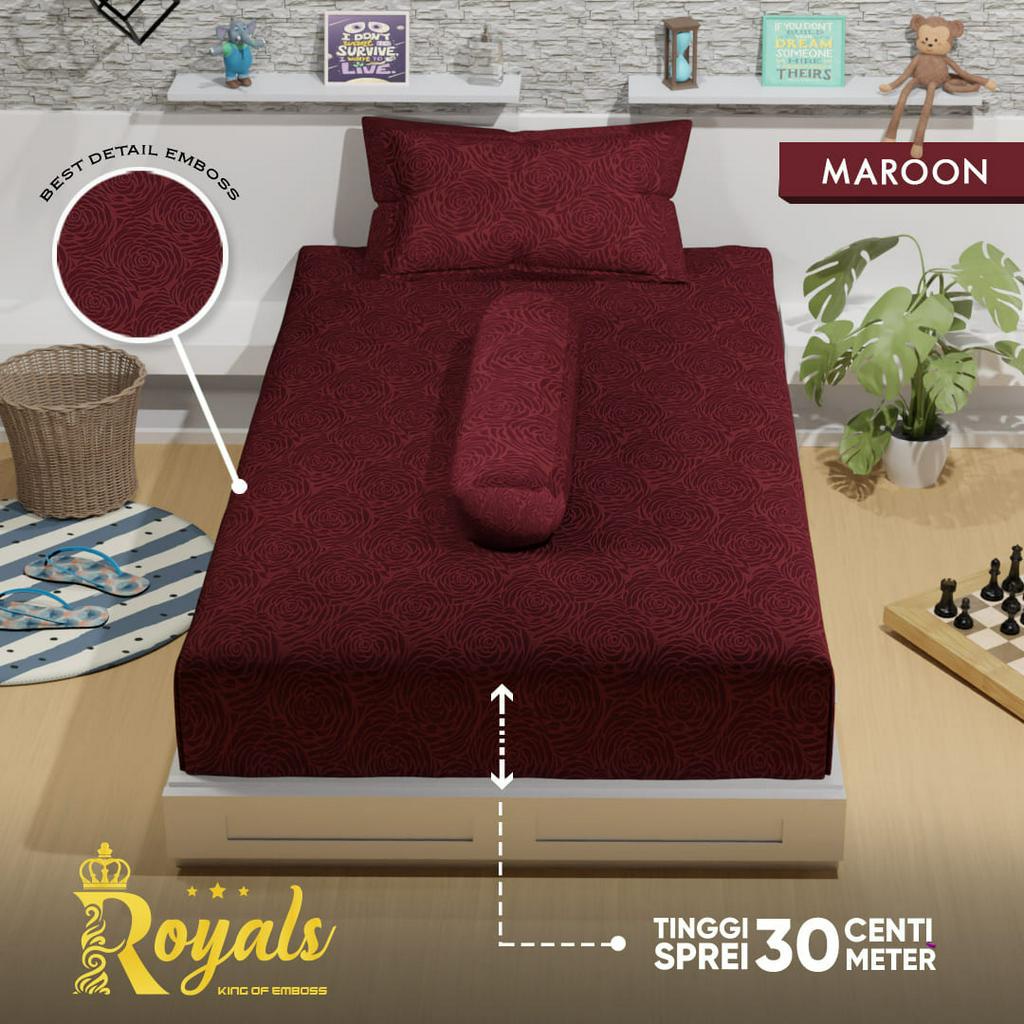 Sprei Royals Monalisa Ukuran 120x200 Tinggi 30cm Aneka Warna Seprai Kasur Single Bed Berkualitas Harga Murah