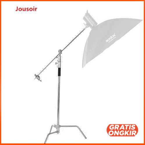 Light Stand Tripod Studio 130 cm with Arm - CD-50