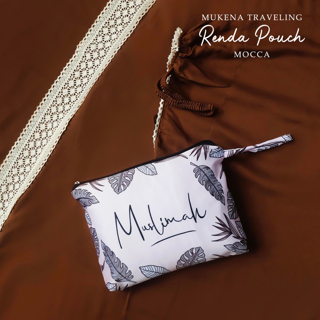 PUSAT MUKENA TASIK - MUKENA DEWASA RAYON RENDA TRAVELING POUCH