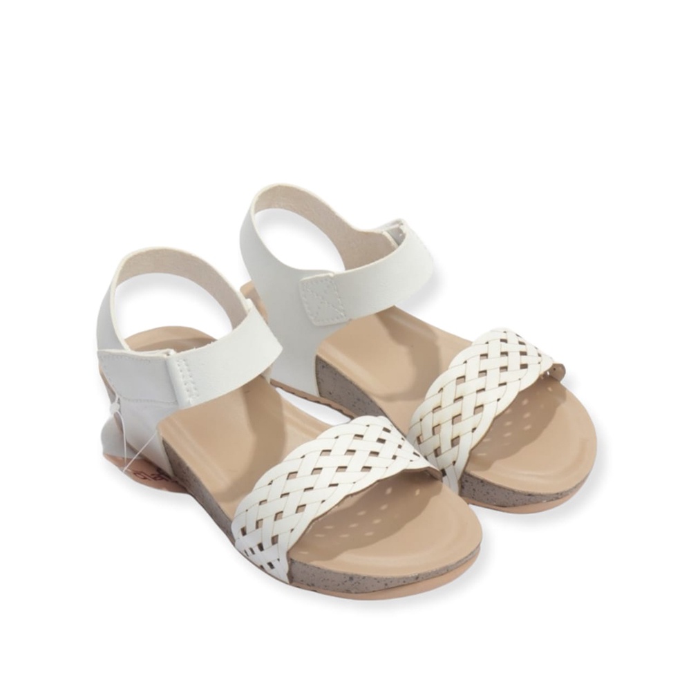 d'Lafeet Sandal Anak Perempuan - Lopika White / Ramayana Jatinegara