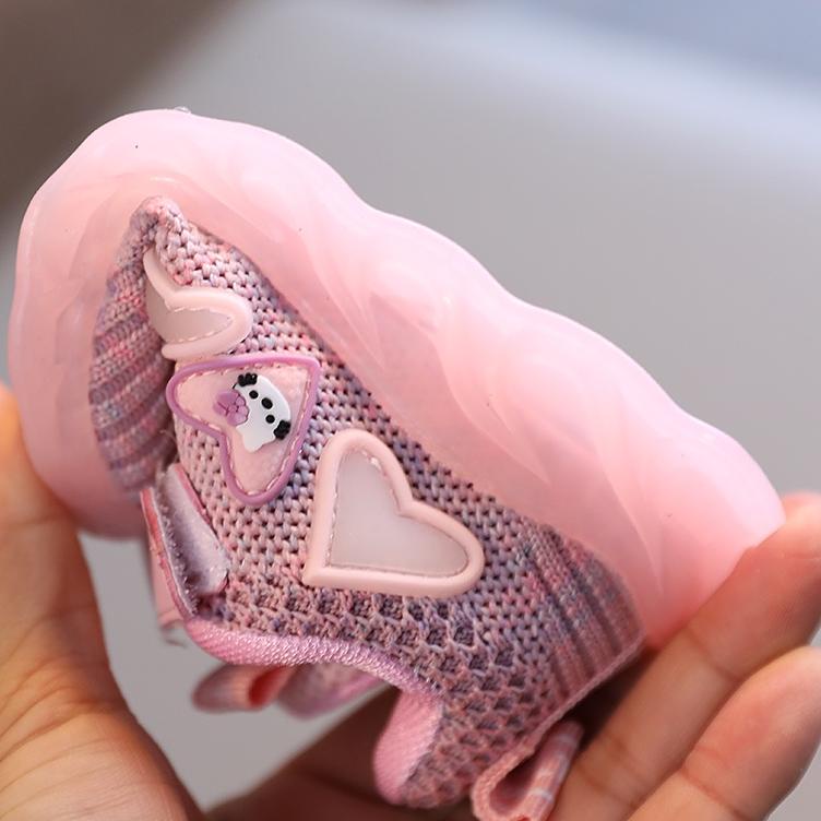 NEW Sepatu LED Anak Sneakers Import Motif Little Kitty 030 Sepatu Anak Perempuan H5M7