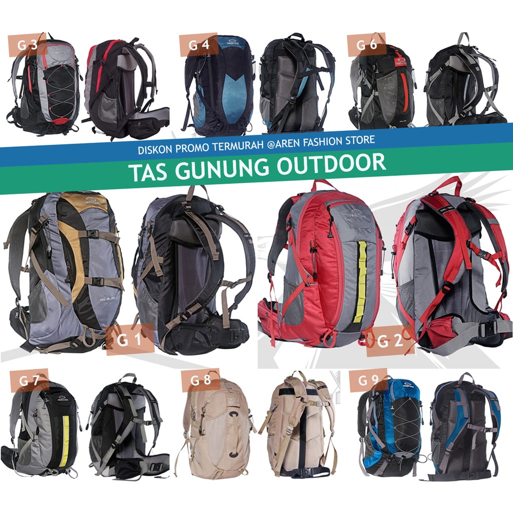 [AFS-Tk] Tas  Gunung / Hiking / Adventure Trekking Carrier 35 Liter