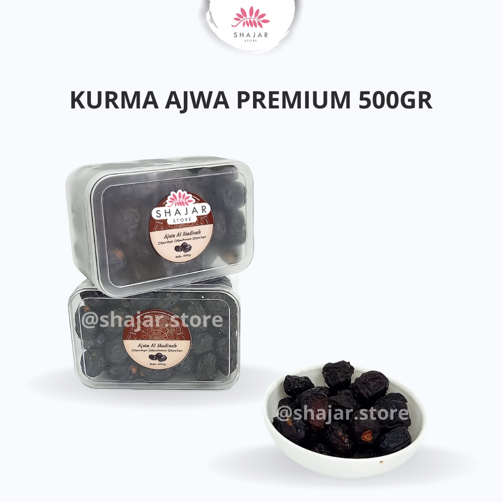 

kurma Ajwa Premium 500gr / Ajwa jumbo kurma favorit sunnah nabi / bahan resep jsr