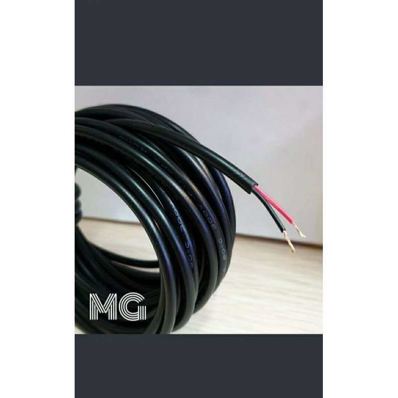 kabel awg24 kabel 2jalur + selongsong jual per 10meter