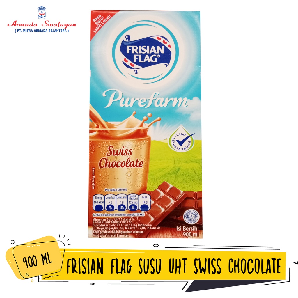 

Frisian Flag Susu UHT Coconut Delight | Frisian Flag Susu UHT Chocolate 900ml