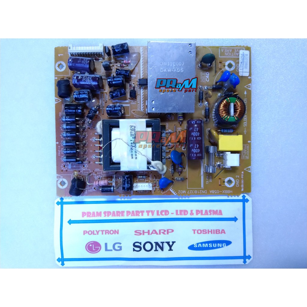 POWER SUPPLY tv led 24D900 - PSU TV POLYTRON 24D900 - MESIN REGULATOR 24D900 - ORIGINAL