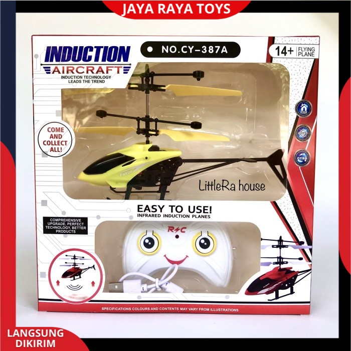 Helicopter Remote Control Mini Quadcoopter Gyro stabil-Flying Mini Drone RC Helicopter batre cas new