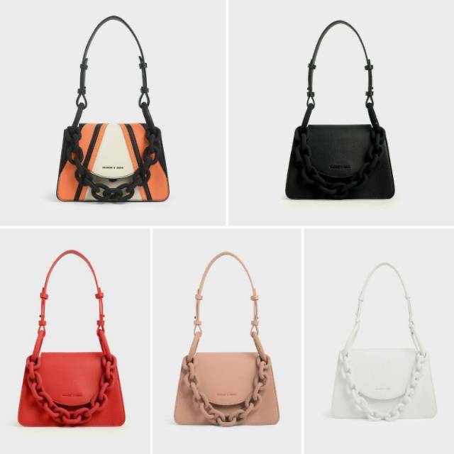 chain link shoulder bag