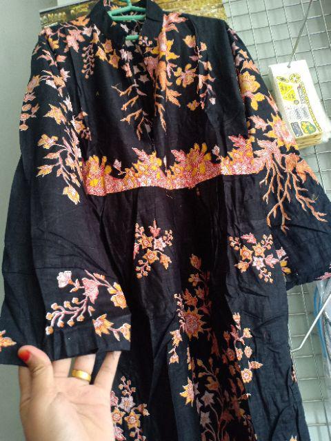 Wou Batik Couple Naifa Maura Couple - Sania Ruffle Batik Couple Ori Ndoro Jowi Dnt Garansi - Kg023