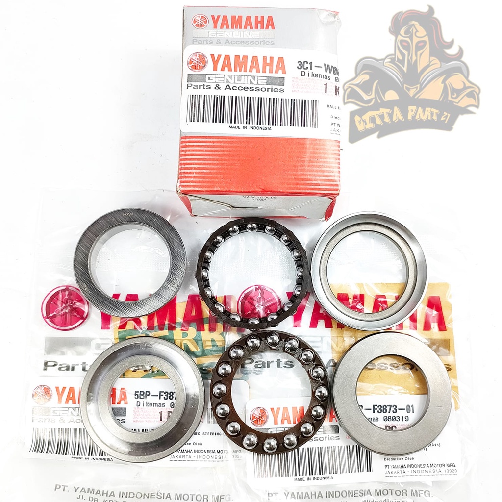 COMSTIR KOMSTIR YAMAHA 3C1 VIXION BEARING STANG STIR KUALITAS ASLI ORIGINAL YAMAHA YGP PREISISI PAS AWET DAN DIJAMIN MANTAP VIXION LAMA VIXION NEW NVA NVL