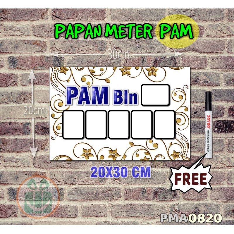 

SBC Papan Meter Listrik PLN PAM motif Unik - Flower 20