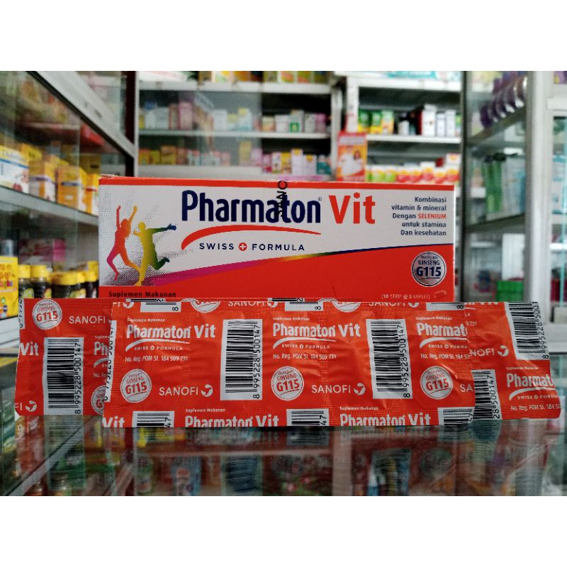 PHARMATON VIT 1 STRIP @5 KAPLET - ED 03/2024