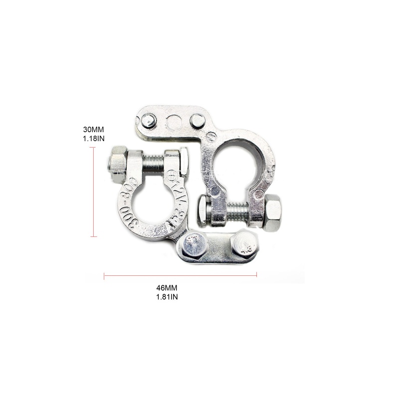 Sun 2Pcs / Set Adapter Terminal Otomotif Lapis Tembaga Tahan Lama