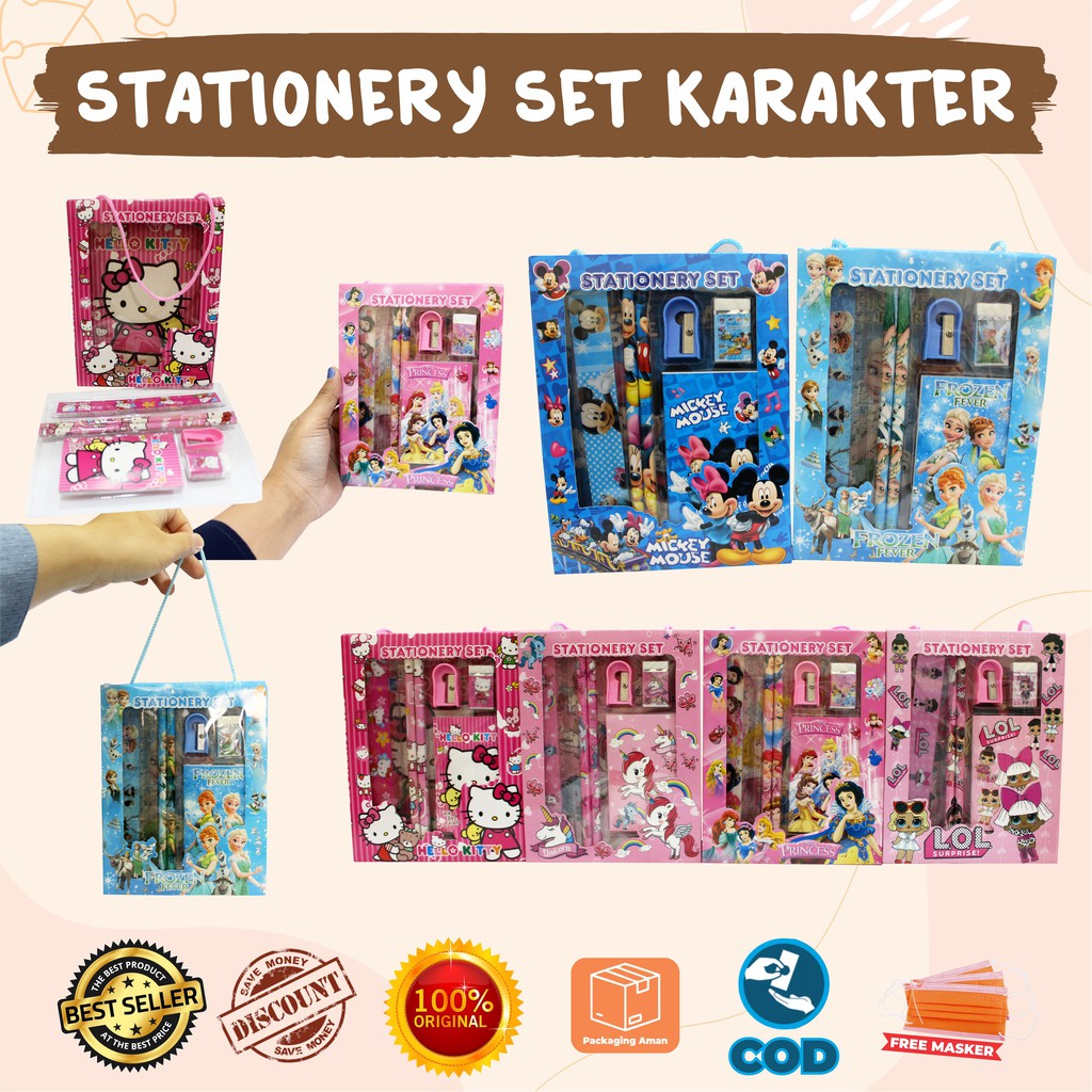 

Buku Anak TK PAUD Paket Perlengkapan Tulis Stationary Set Untuk Belajar