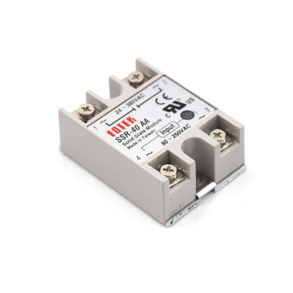 Relay solid state SSR-40Aaa-H 40A actually 80-250V AC TO 90-480V AC SSR