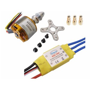 Brushless motor + 30A esc + Aksesoris