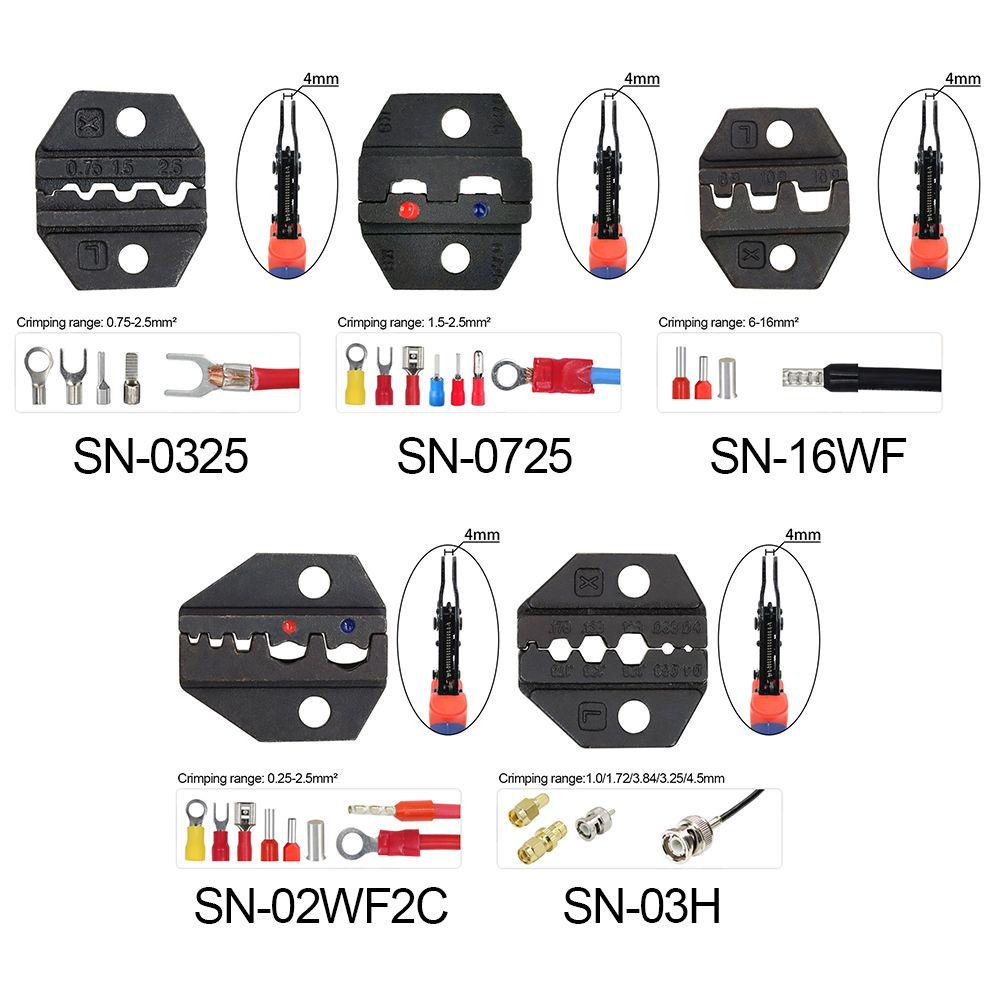 Populer Ferrule Crimp Sets Insert Spring Alat Crimper Kawat Manual Konektor Wire Terminal Crimping Tang Tang Jaws