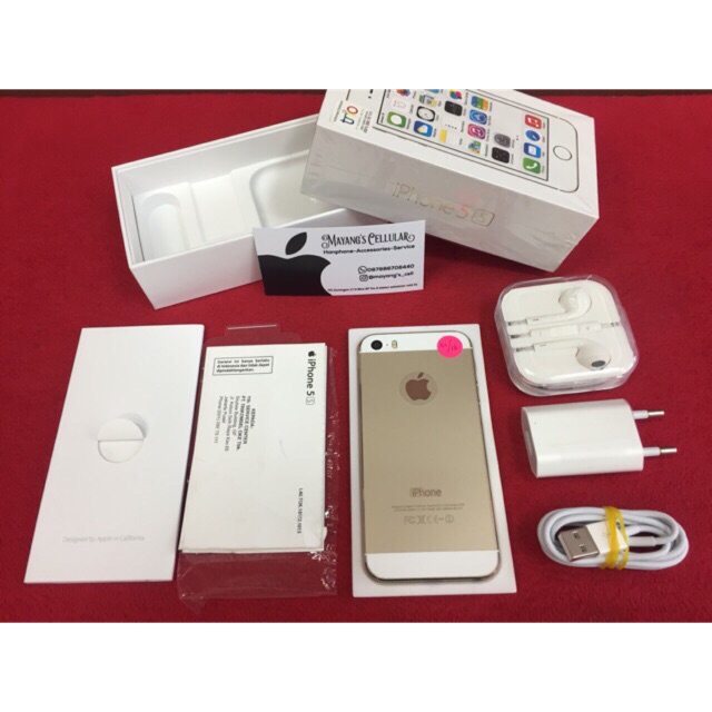 Iphone 5S 16gb gold Second Fullset garansi inter resmi original iphone 5s 16gb bekas murah