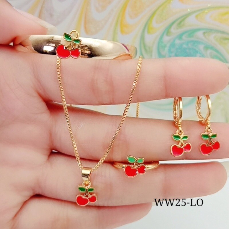 set perhiasan anak anak xuping lapis mas impor terawet