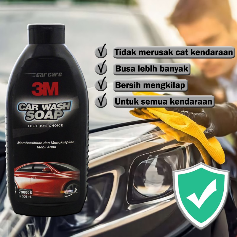 3M Auto Sabun Pencuci Mobil COMBO 8 Pcs Car Wash Soap Shampoo Motor Non Korosif CMB08-3M-79000B